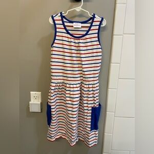 Hanna Andersson Multicolor Striped Dress / Size 10 (140 cm) / VGUC